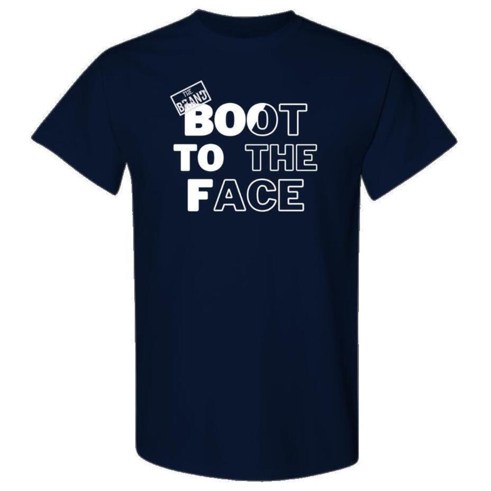 Boot To The Face Navy Shirt